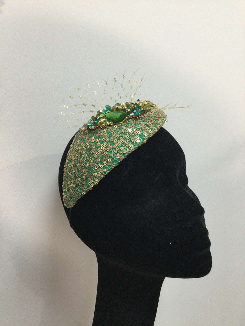 Joan Teardrop Headpiece