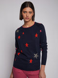 Stars Sweater Navy