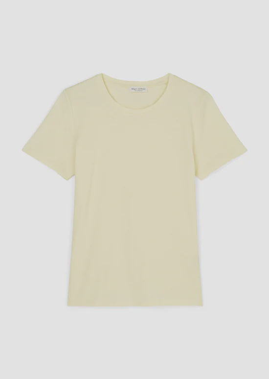 Basic Organic Cotton T-shirt in Beige