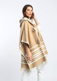Camel Cape with Hood