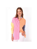 Multicoloured check shirt