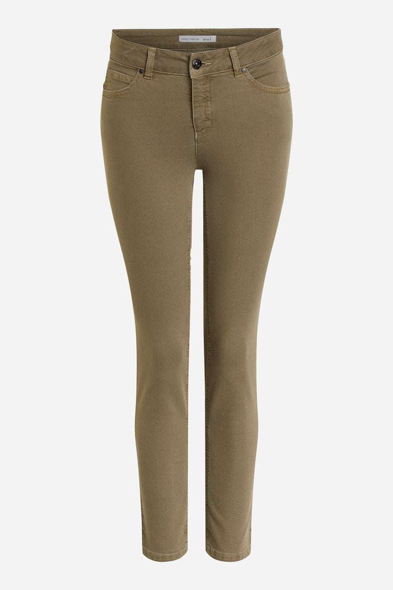 Khaki Baxtor Jeggings