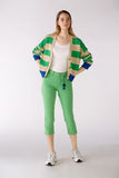 Cropped green Capri pants