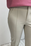 Slim Fit Trousers Zipped Pockets