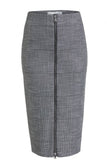 Check Pencil Skirt