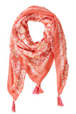 Coral Pink and Peach Scarf