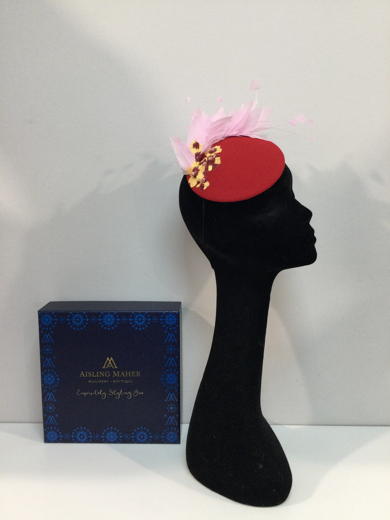 Red and Pink Headpiece