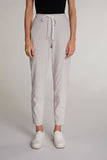 Jogger Pants With Stripe Detail Beige
