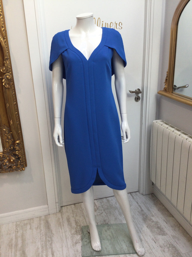 Royal Blue Cape Dress