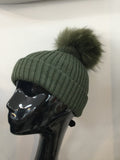 Hunter hat with green Bobbl