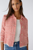 Red and Cream Chanel Style Jacket