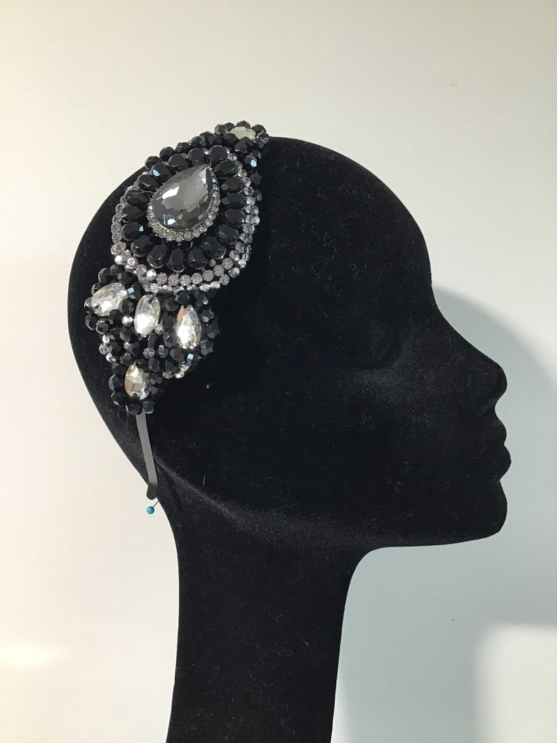 Black & Silver Plumeria