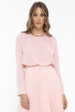 Blush Top with Chain Detail