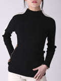Anna Sweater in Black and Ivory