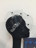 Black and Silver Teardrop