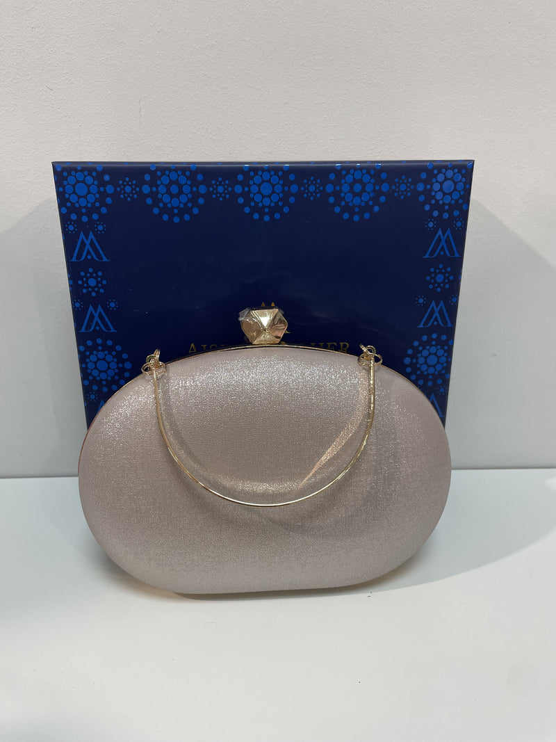 Rose Gold Shimmer Clutch