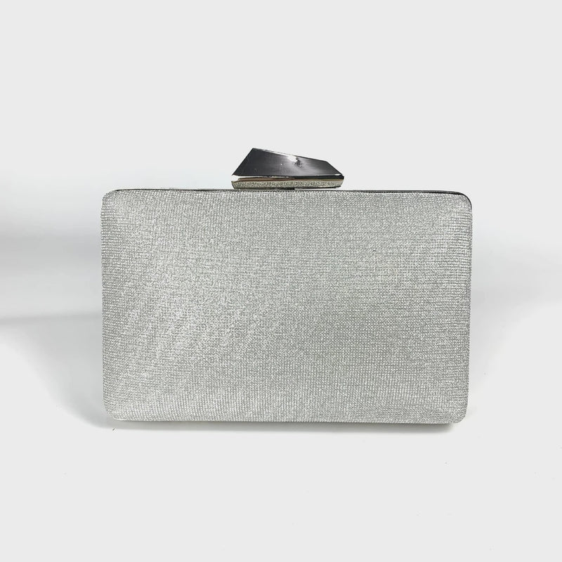 Silver glitter bag