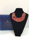 Collar in Red and Gold