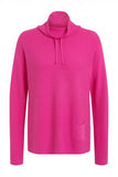 Organic Cotton Pink jumper with high neck