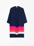 Mily Cardigan in Navy and Pink