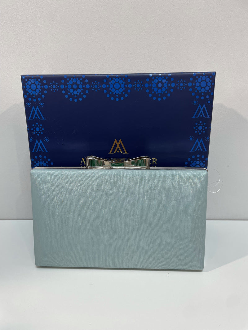 Aqua Bag with Silver Accents