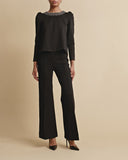 Punto trousers in black