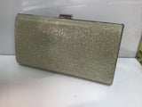 90768 gold mesh clutch