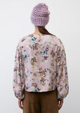 Blooming lavender round neck blouse