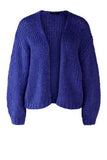 Cardigan with wool and mohair