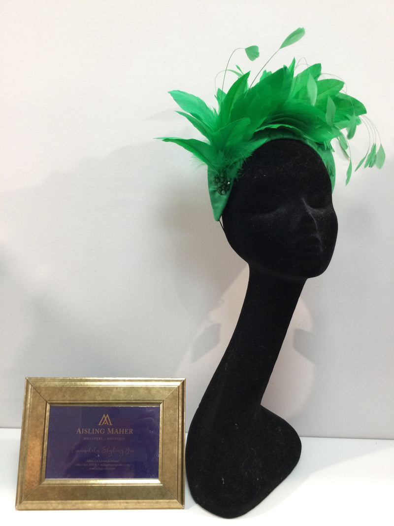 Emerald Green Headpiece