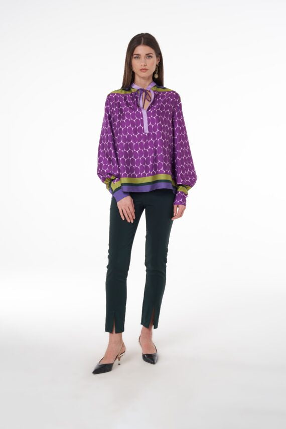 Purple blouse