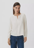 Ivory Top with Slit at Neck