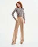 Champagne Satin Trousers