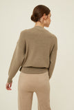 Lantern Top in Taupe