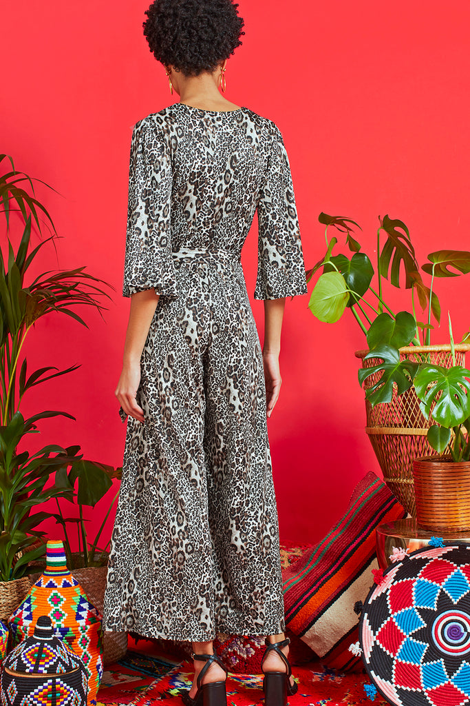 Laurie Jumpsuit in Leo Sky Print