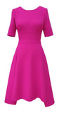 Sonya Dress in Bright Pink