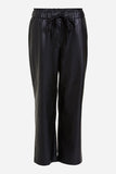 Vegan Leather Look Trousers