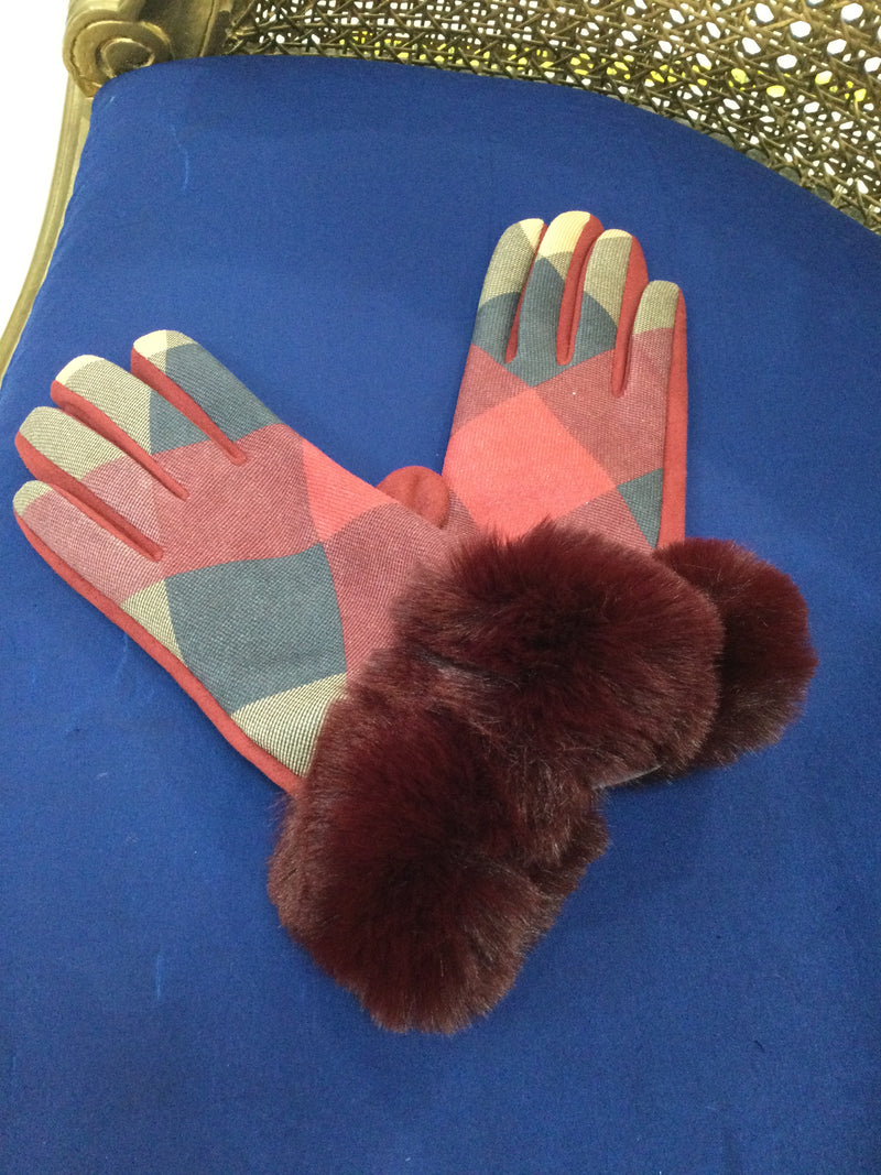 Wine Fur Gloves