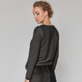 Sweater with Fringing on Front