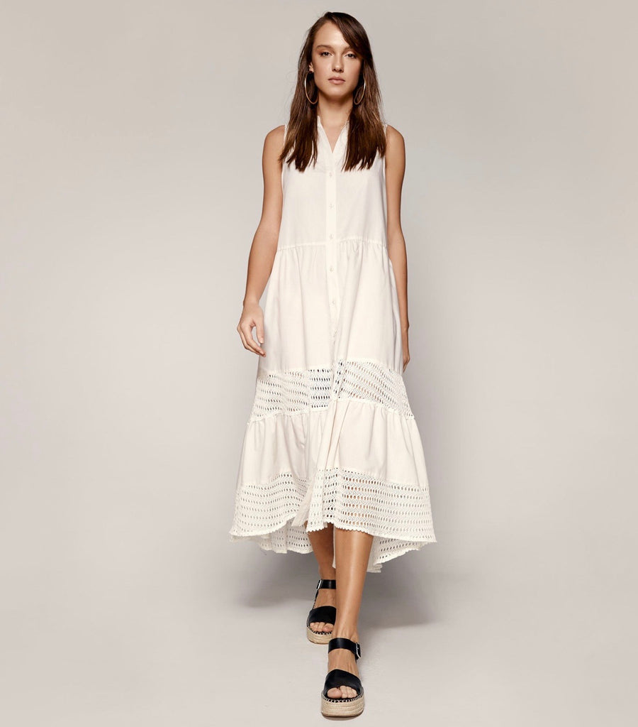 Ivory Embroidered Dress