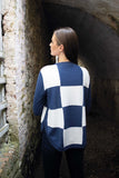Blue Patch Sweater