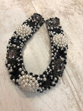 Large Collar - Black Pearl