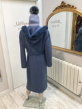 Blue Hooded Coat