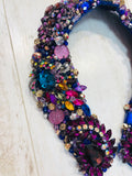 Large Collar - Purple Blue & Multicoloured