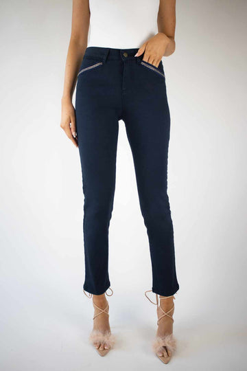 Victoria Stretch Trousers Navy