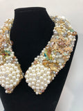 Large Collar - Pearl and Gold