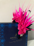 Blair Headpiece in Black and Pink
