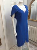 Royal Blue Cape Dress