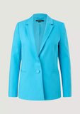 Fitted Blazer in Turquoise