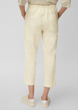 Cream Cotton Trousers